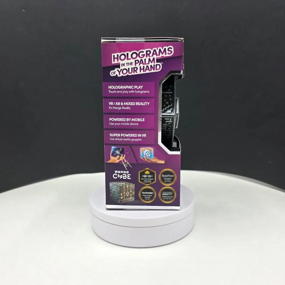 Merge Cube AR/VR Holograms App Handheld Virtual Games 10+ Android IoS NEW